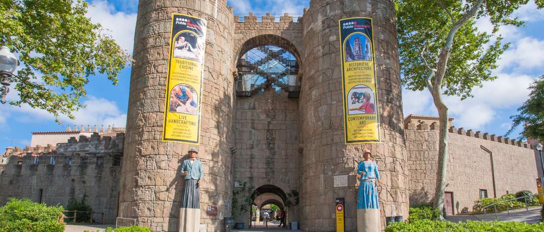 Barcelona Montjuic Pueblo Español Wycieczka